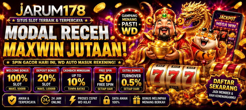 Banner TO288 modal receh cuan jutaan — bonus slot rejeki 288 100%, cashback singa emas, free spin tier singa