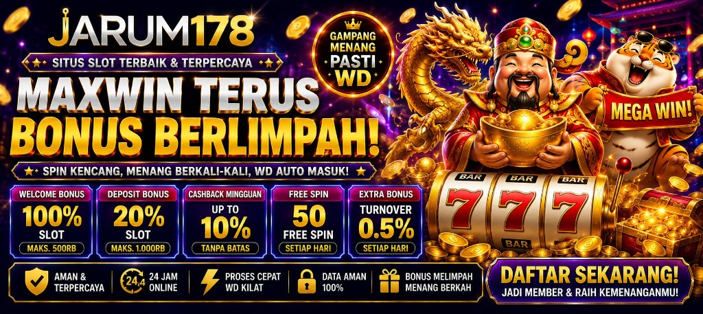Banner TO288 kemenangan beruntun — bonus arena singa emas-merah, WD otomatis QRIS kilat